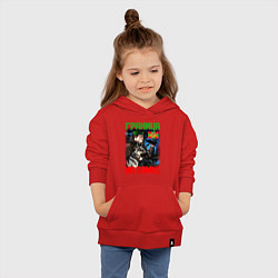 Толстовка детская хлопковая ГРАНИЦА НА ЗАМКЕ, цвет: красный — фото 2