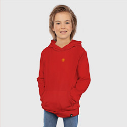 Толстовка детская хлопковая Форма Криштиану Роналдо, цвет: красный — фото 2
