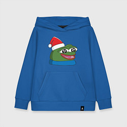 Детская толстовка-худи Pepe, pepe happy, Пепе хеппи, pepe happy new year