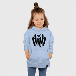Толстовка детская хлопковая DnВ, цвет: мягкое небо — фото 2