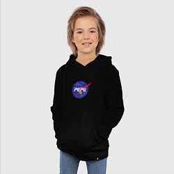 Толстовка детская хлопковая Pepe Pepe space Nasa, цвет: черный — фото 2