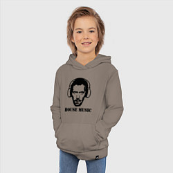 Толстовка детская хлопковая Dr House music, цвет: утренний латте — фото 2