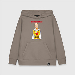Детская толстовка-худи Сайтама безразличие One Punch-Man