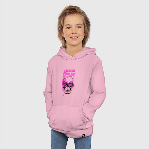 Детская толстовка-худи Pink Hoonigan / Светло-розовый – фото 3