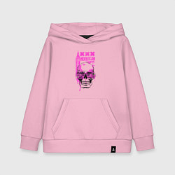 Толстовка детская хлопковая Pink Hoonigan, цвет: светло-розовый