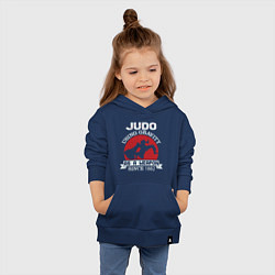 Толстовка детская хлопковая Judo Weapon, цвет: тёмно-синий — фото 2
