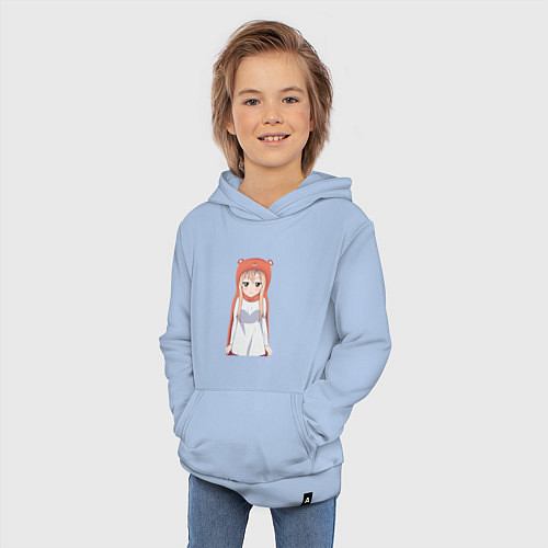 Детская толстовка-худи Недовольная Умару / Мягкое небо – фото 3