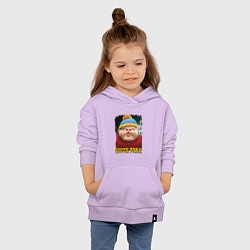 Толстовка детская хлопковая Eric Cartman 3D South Park, цвет: лаванда — фото 2