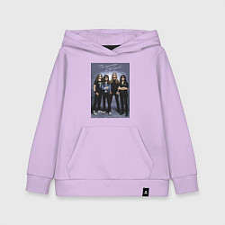 Толстовка детская хлопковая Ты помнишь, как всё начиналось?, цвет: лаванда