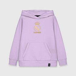 Детская толстовка-худи Real Madrid gold logo