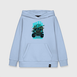 Толстовка детская хлопковая Авто чемпион дорог, цвет: мягкое небо