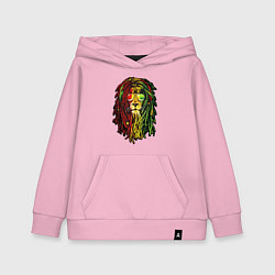 Толстовка детская хлопковая Jam lioN, цвет: светло-розовый