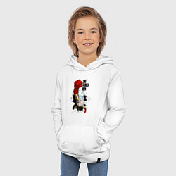 Толстовка детская хлопковая Saitama One Punch, цвет: белый — фото 2