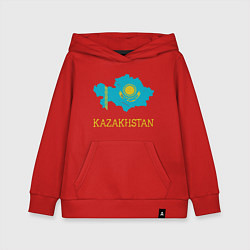 Детская толстовка-худи Map Kazakhstan