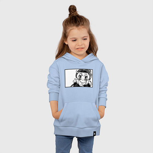 Детская толстовка-худи Кли глазки ангела Геншин Импакт / Мягкое небо – фото 4
