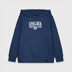 Толстовка детская хлопковая Chelsea Football Club Челси, цвет: тёмно-синий