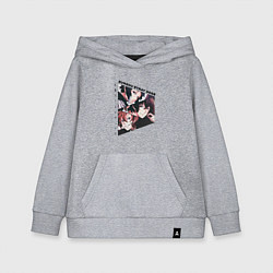 Толстовка детская хлопковая Великий из бродячих псов, Дазай Осаму, Чуя Накахар, цвет: меланж