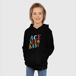 Толстовка детская хлопковая Ace Ace Baby, цвет: черный — фото 2