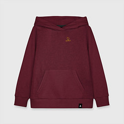 Толстовка детская хлопковая Sherlock Bored Mini smile, цвет: меланж-бордовый