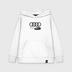 Толстовка детская хлопковая Audi Prestige, цвет: белый