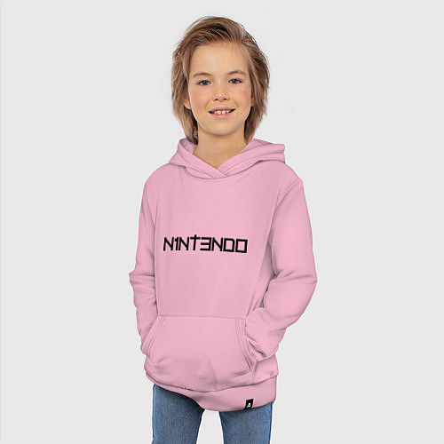Детская толстовка-худи Nintendo / Светло-розовый – фото 3