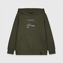 Детская толстовка-худи Audi Racing team