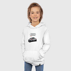 Толстовка детская хлопковая Audi Prestige Concept, цвет: белый — фото 2