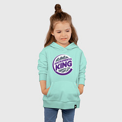 Толстовка детская хлопковая Sacramento King, цвет: мятный — фото 2