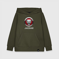 Толстовка детская хлопковая JAGUAR Jaguar, цвет: хаки