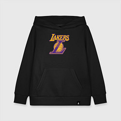 Толстовка детская хлопковая Lakers Лейкерс Коби Брайант, цвет: черный