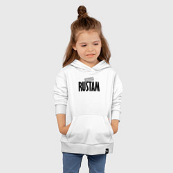 Толстовка детская хлопковая Нереальный Рустам Unreal Rustam, цвет: белый — фото 2