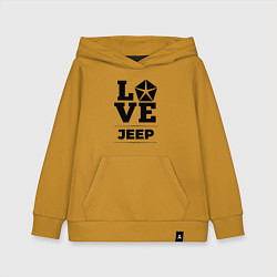 Детская толстовка-худи Jeep Love Classic