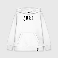 Толстовка детская хлопковая The Cure лого, цвет: белый