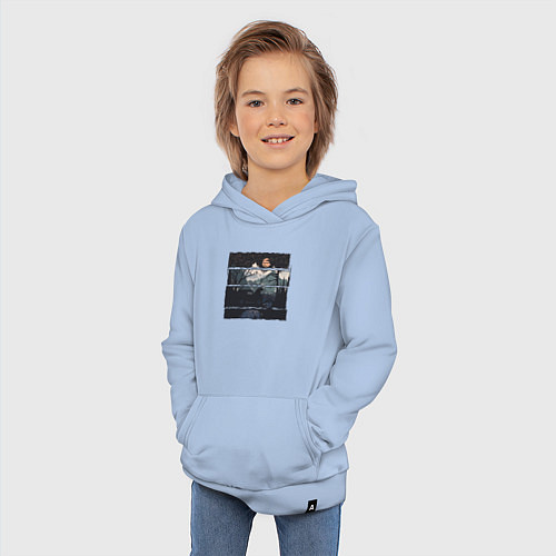 Детская толстовка-худи Внедорожник и медведь / Мягкое небо – фото 3