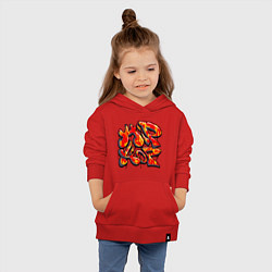 Толстовка детская хлопковая Style Hip Hop, цвет: красный — фото 2
