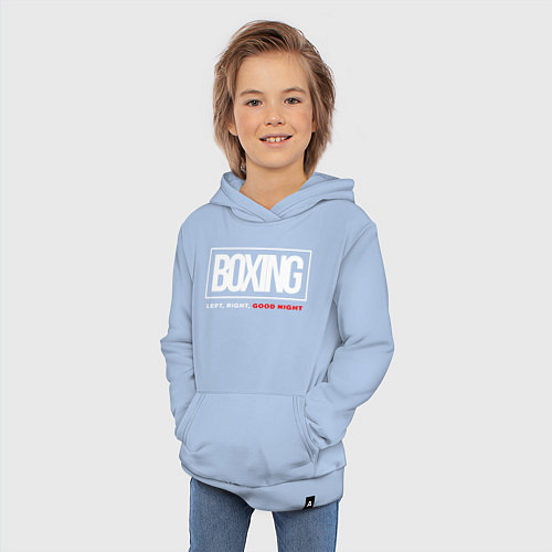Детская толстовка-худи Boxing good night / Мягкое небо – фото 3