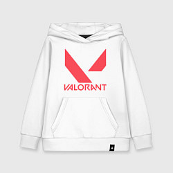 Детская толстовка-худи Valorant - logo