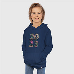 Толстовка детская хлопковая Funny 2023, цвет: тёмно-синий — фото 2