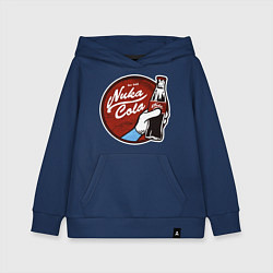 Толстовка детская хлопковая Nuka cola sticker, цвет: тёмно-синий