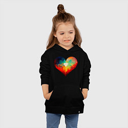 Толстовка детская хлопковая My Heart, цвет: черный — фото 2