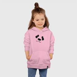 Толстовка детская хлопковая Взгляд панды, цвет: светло-розовый — фото 2