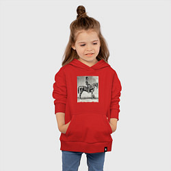 Толстовка детская хлопковая Конный гренадер, цвет: красный — фото 2