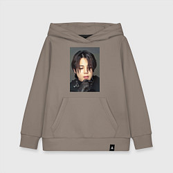 Толстовка детская хлопковая Handsome Jimin, цвет: утренний латте
