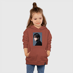 Толстовка детская хлопковая Dark side Jimin, цвет: кирпичный — фото 2