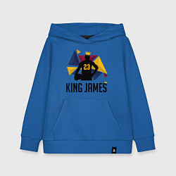 Толстовка детская хлопковая King James 23, цвет: синий