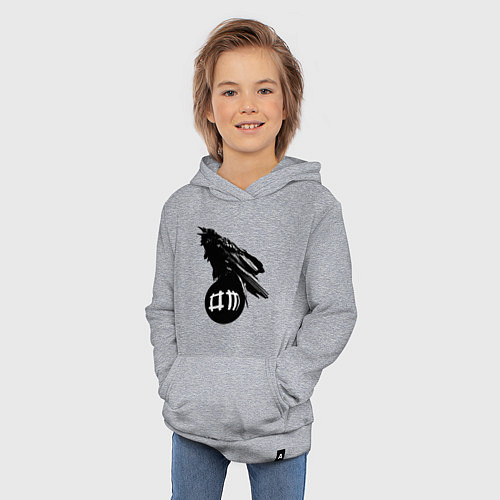 Детская толстовка-худи DM Raven / Меланж – фото 3