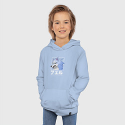 Толстовка детская хлопковая Fenrir Feru, цвет: мягкое небо — фото 2