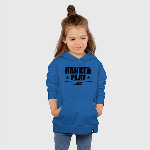 Детская толстовка-худи Ranked Play / Синий – фото 4