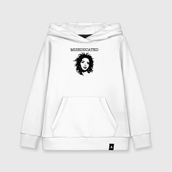 Толстовка детская хлопковая Lauryn Hill miseducated, цвет: белый