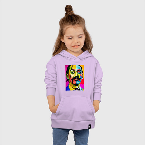 Детская толстовка-худи Salvador Dali / Лаванда – фото 4